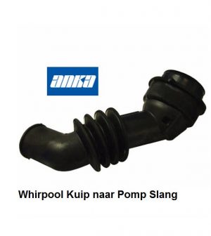 Whirpool  Slang kuip filter Slang kuip pomp, 4 ribbels wasmachine,Whirpool  Slang kuip naar pomp,Whirpool  Slang wasmachine,Whirpool  geribbelde Slang naar pomp,Whirpool Wasmachine Onderdelen,81253029495