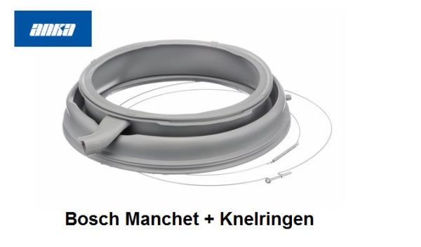 Bosch Manchet Met tuit en 2 knelringen-,00502430 Bosch Manchet/Deurrubber