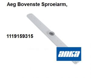 1119159315 Aeg bovenste Sproeiarm verkrijgbaar bij Anka