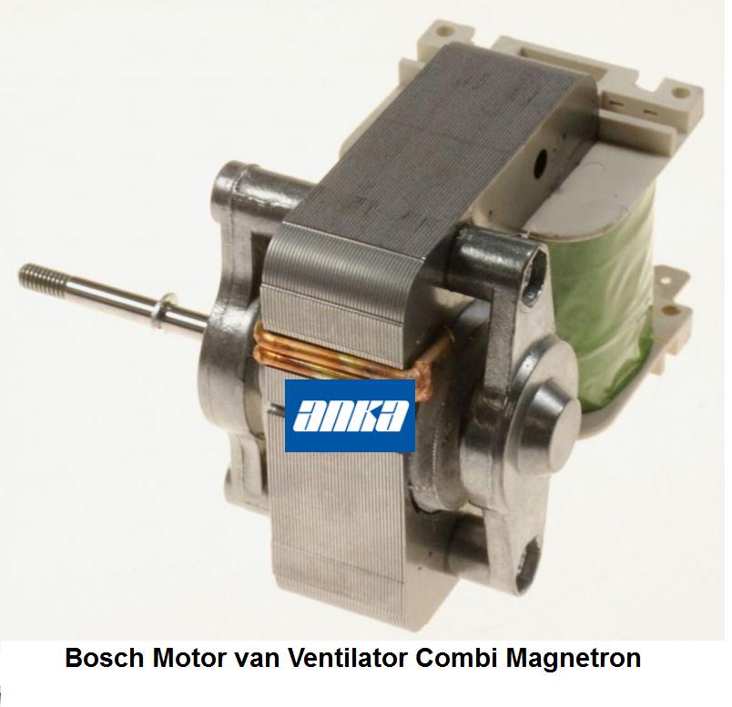 Onderzoek analyseren tussen 00648839 Bosch Motor van ventilator Combi Magnetron