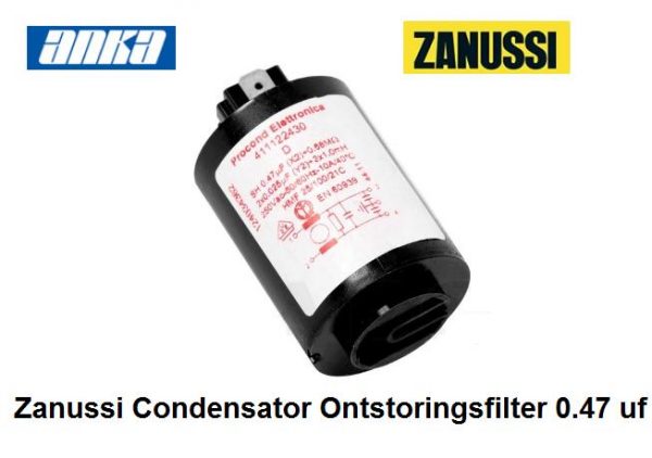 1240343622,Zanussi CF4450Ontstoringsfilter 0,47 uF,Zanussi Wasmachine onderdelen,Wasmachine Onderdelen, Condensator , Zanussi Condensator Ontstoringsfilter 0,47 uF, Zanussi Condensator