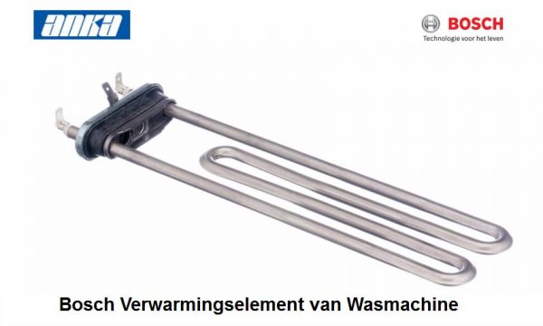 Bosch Wasmachine verwarmingselement 2000W met gat  Geschikt voor o.a.WAS28442, WAS28444 649359, 00649359,Bosch wasmachine onderdelen,Bosch wasmachine verwarmingselement,